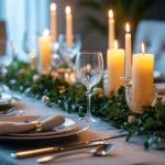 Sådan skaber du den perfekte borddækning med duftlys og servietter