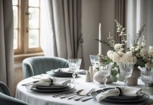 Read more about the article Sådan skaber du den perfekte borddækning med gardiner i Holstebro som inspiration
